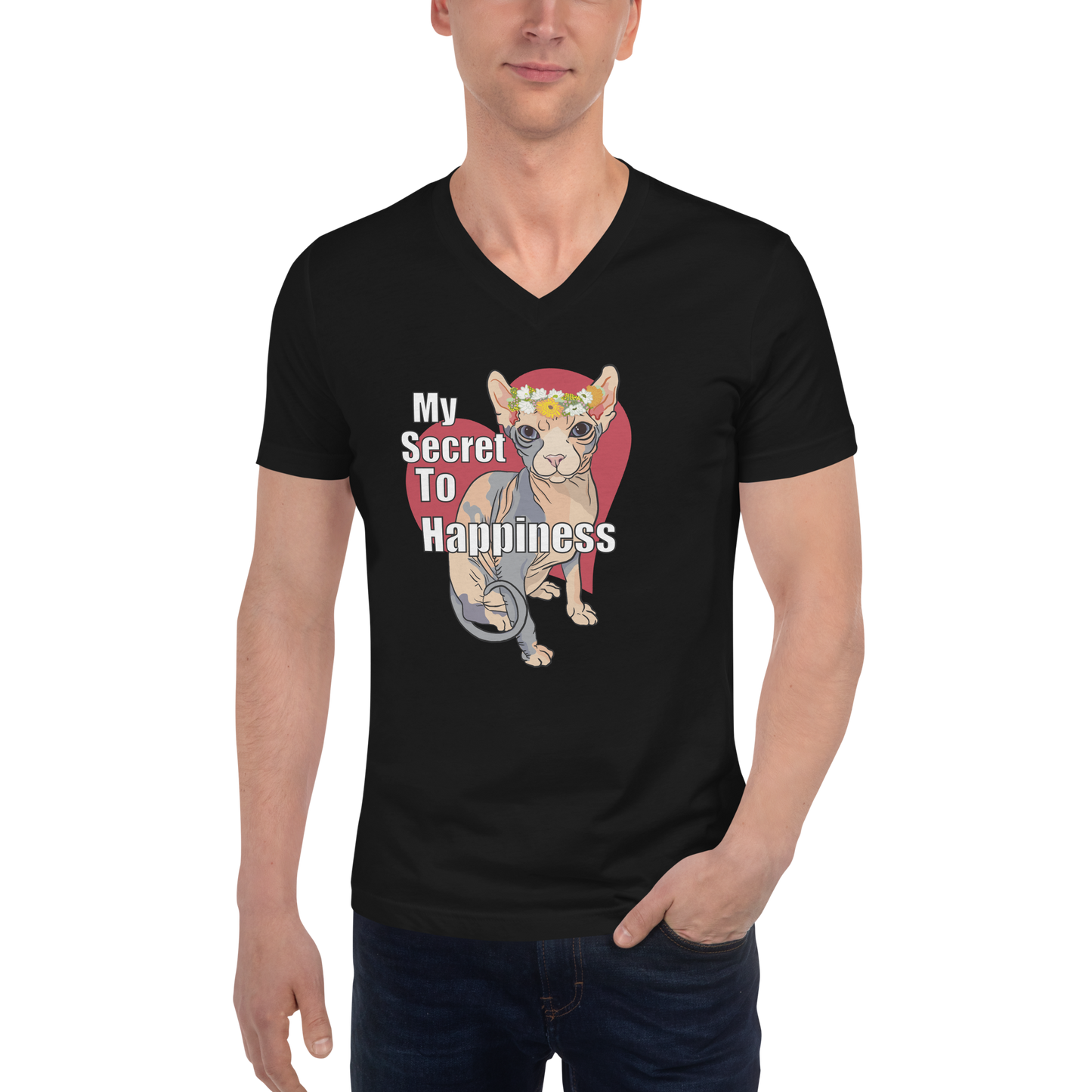 "MY SECRET TO HAPPINESS" ECO TEE