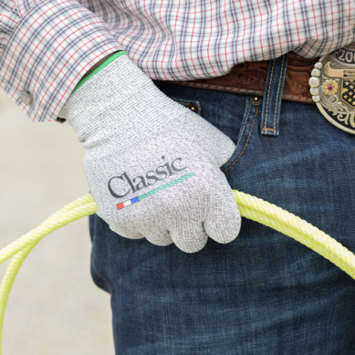 HIGH PERFORMANCE ROPING GLOVES - WHITE KID