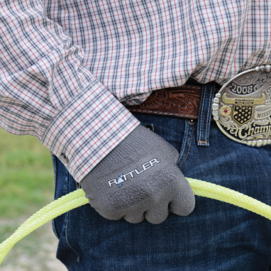 High Performance Roping Glove - Grey Large