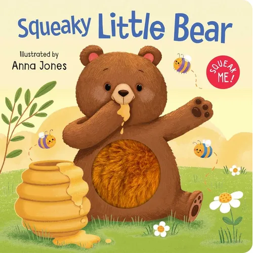 Squeaky Little Bear: Board Book with Squeaky Plush Toy