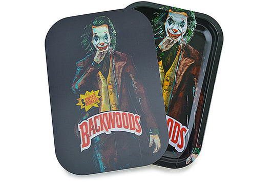 3D Holographic Metal Rolling Tray w/ Magnetic Lid (Design B3)