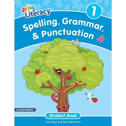 Spelling, Grammar, & Punctuation Student Book 1: In Print Letters (American English Edition)