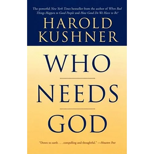 Who Needs God