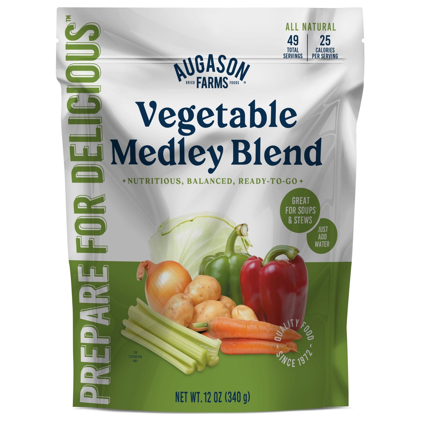 Vegetable Medley Blend Pouch, 49 Servings