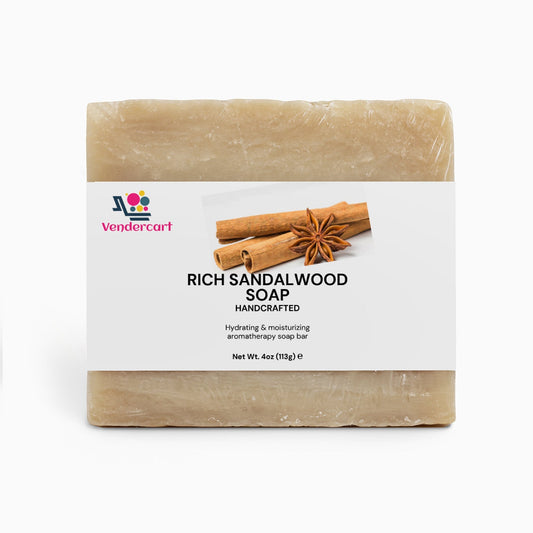 Rich Sandalwood Soap - Vendercart - Little Red General Store