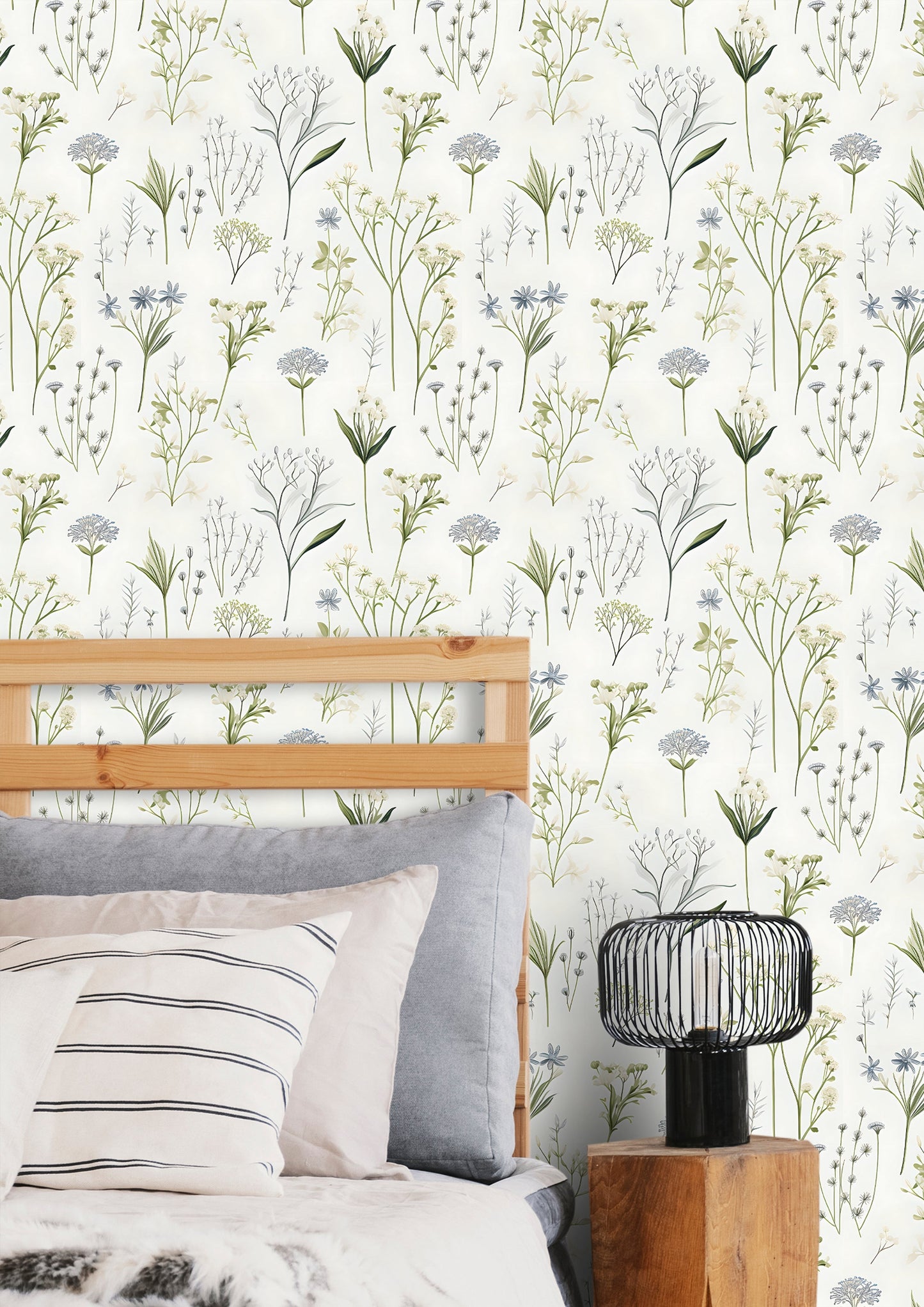 Meadow Floral Wallpaper - Vesta Baby - Little Red General Store