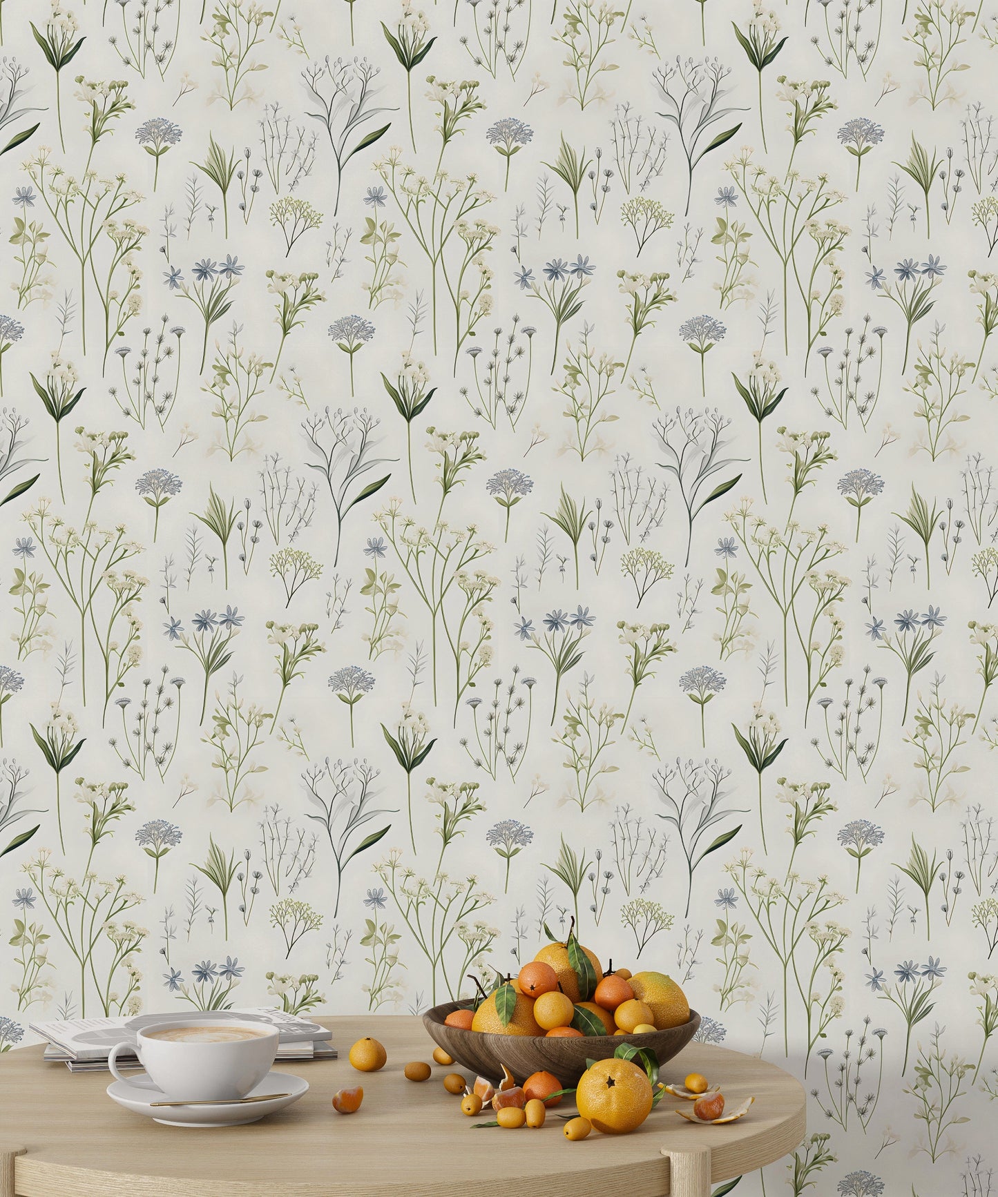 Meadow Floral Wallpaper - Vesta Baby - Little Red General Store
