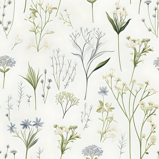 Meadow Floral Wallpaper - Vesta Baby - Little Red General Store