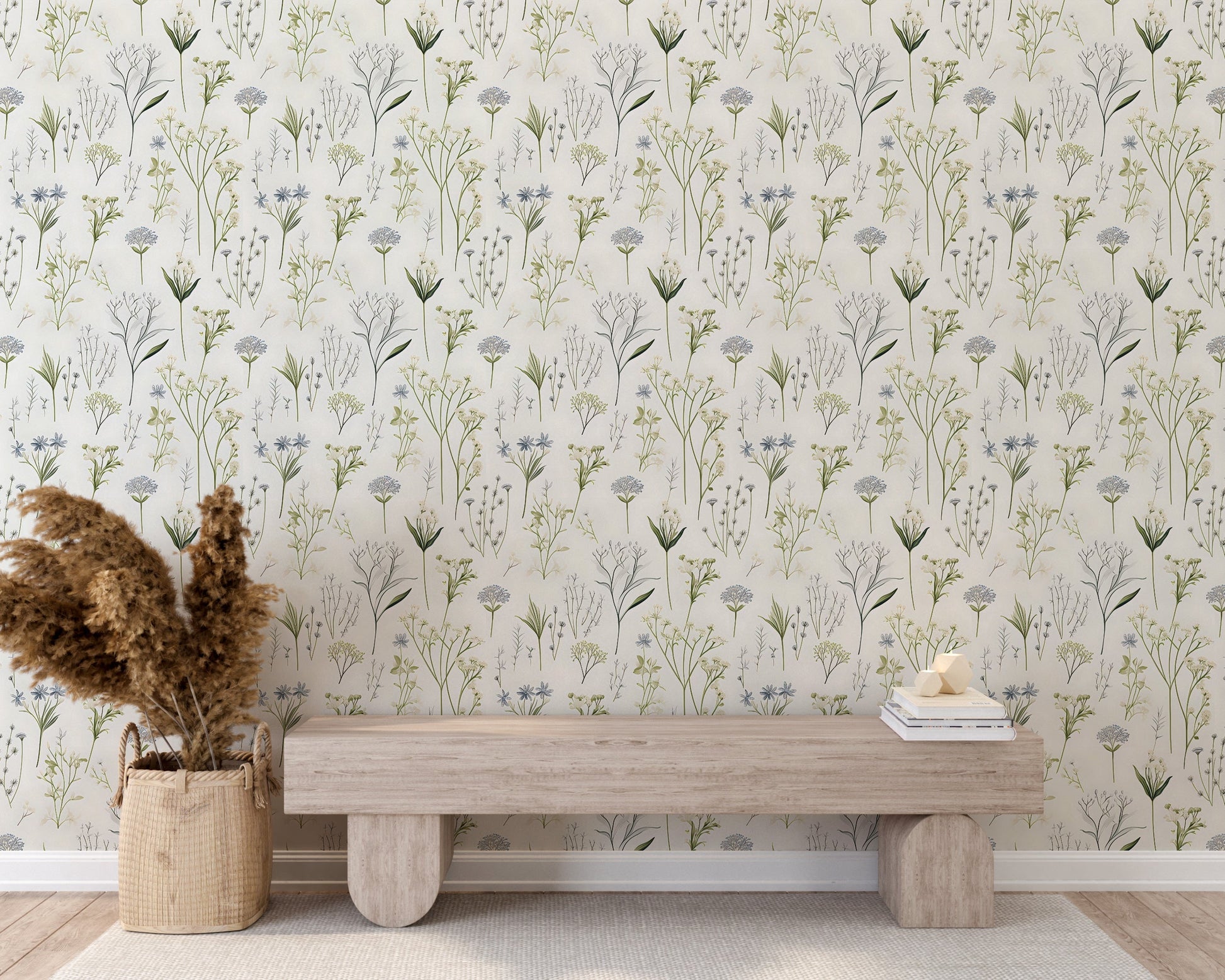 Meadow Floral Wallpaper - Vesta Baby - Little Red General Store