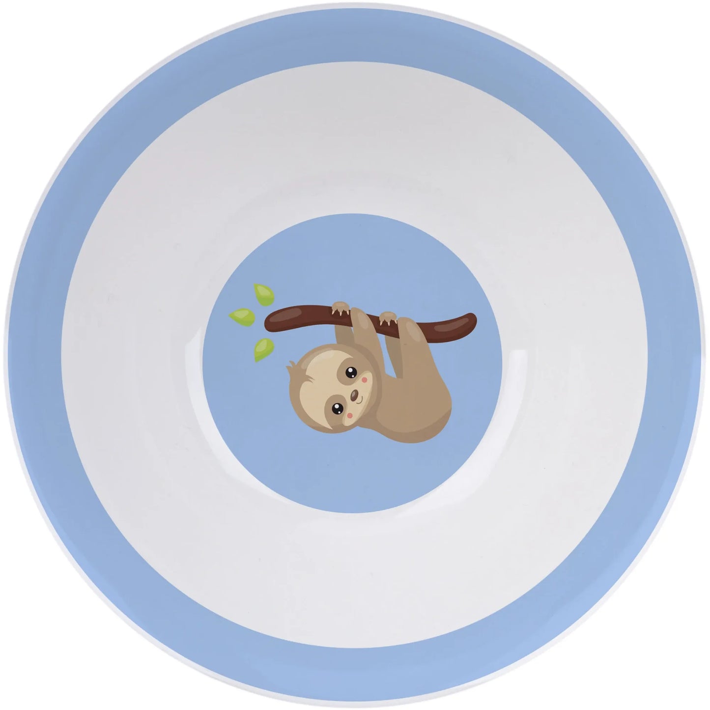 3 Piece Kids Ceramic Dinnerware Set - Sloth - Vesta Baby - Little Red General Store