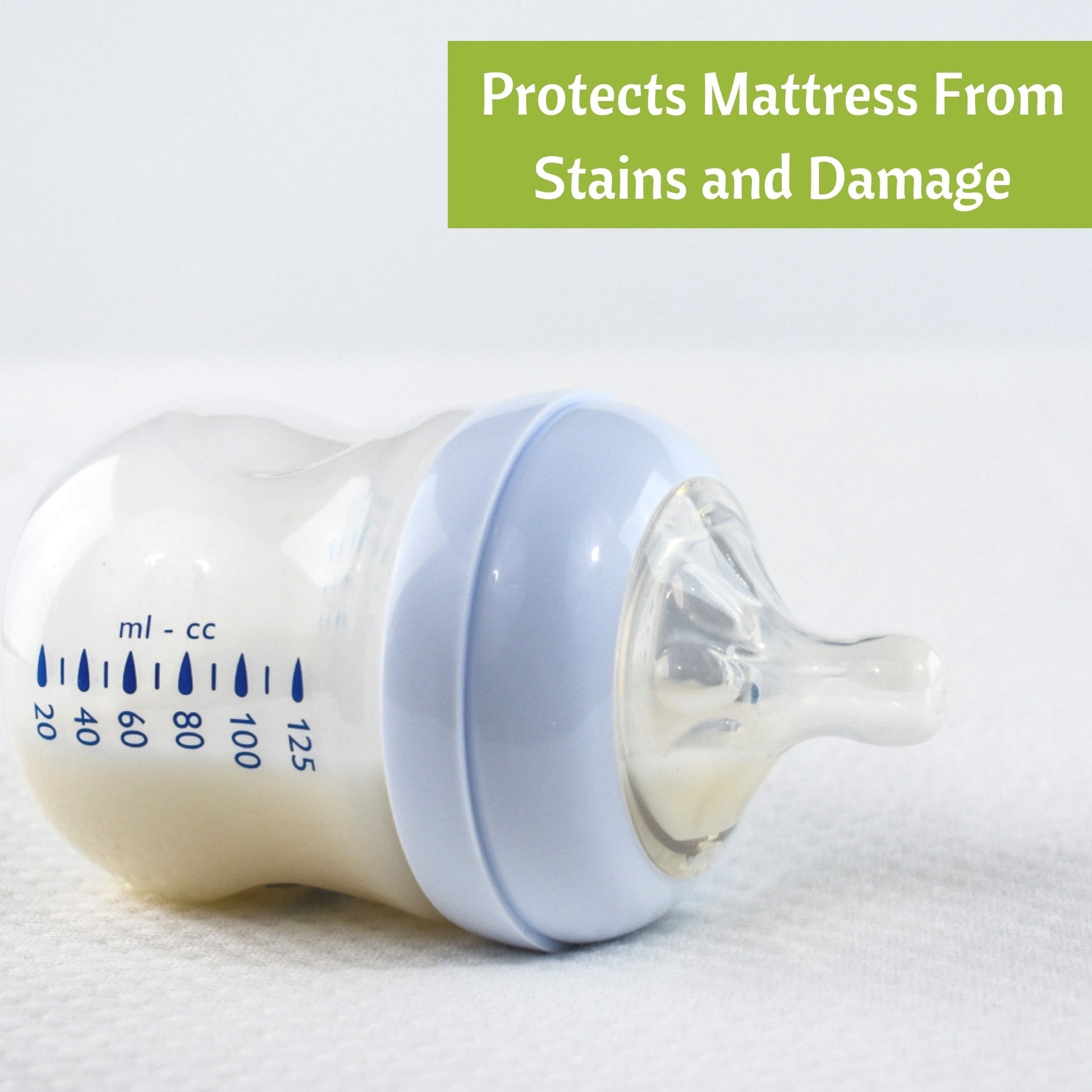 Bamboo Jacquard Cot Mattress Protector 60x120cm - Vesta Baby - Little Red General Store