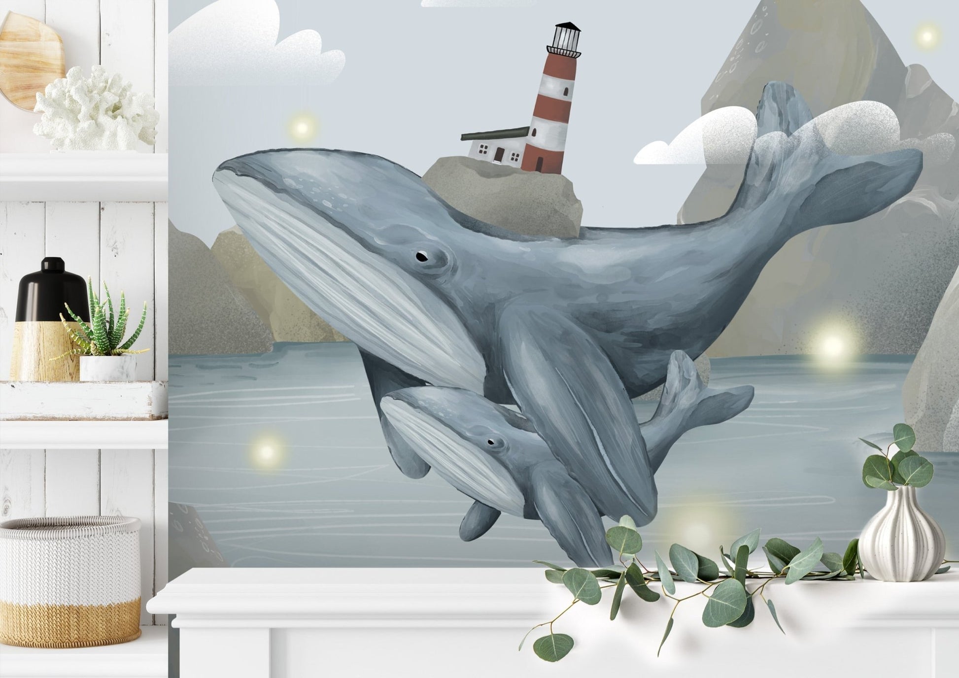 Magical Lighthouse Mural - Vesta Baby - Little Red General Store