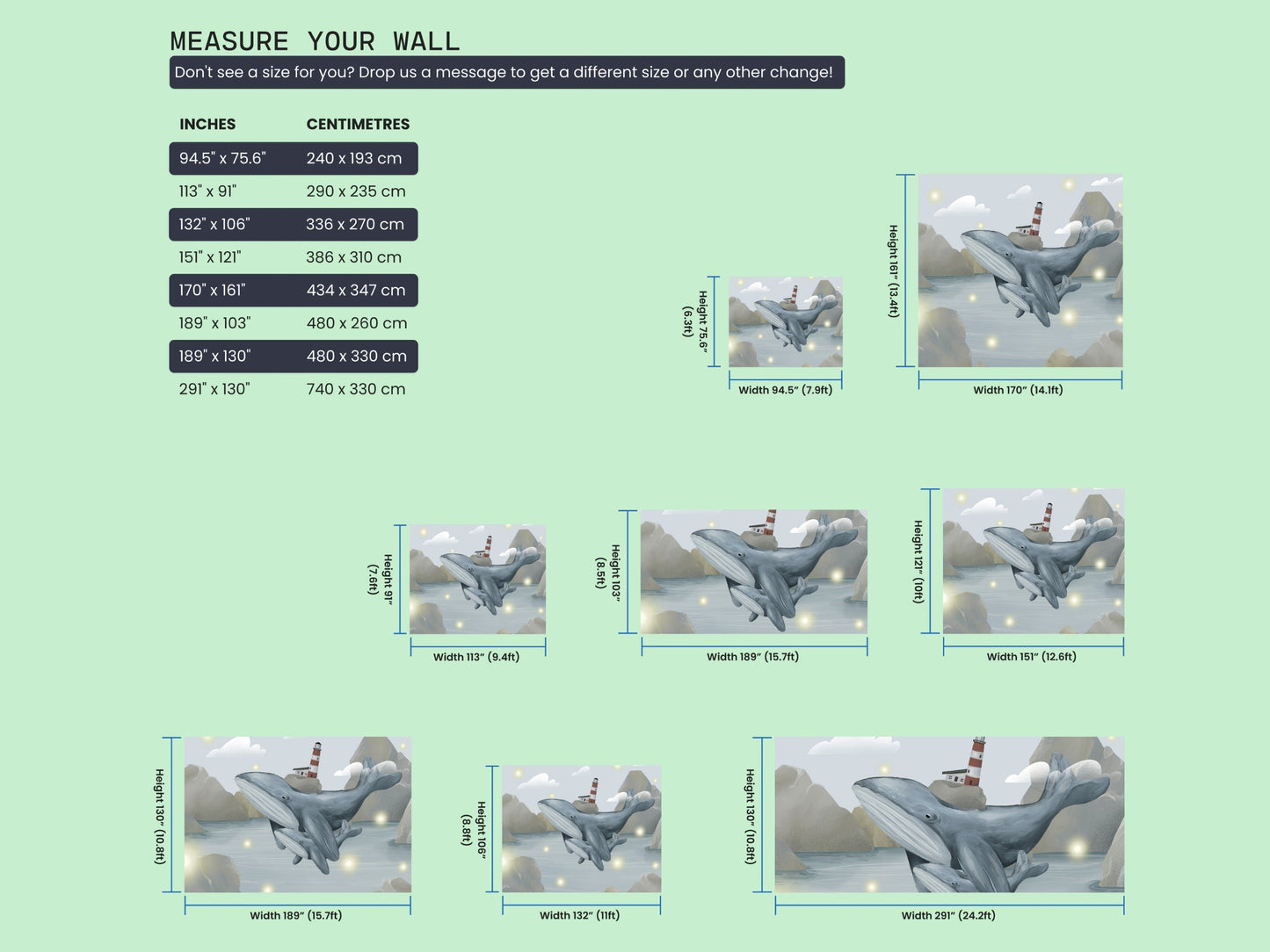 Magical Lighthouse Mural - Vesta Baby - Little Red General Store