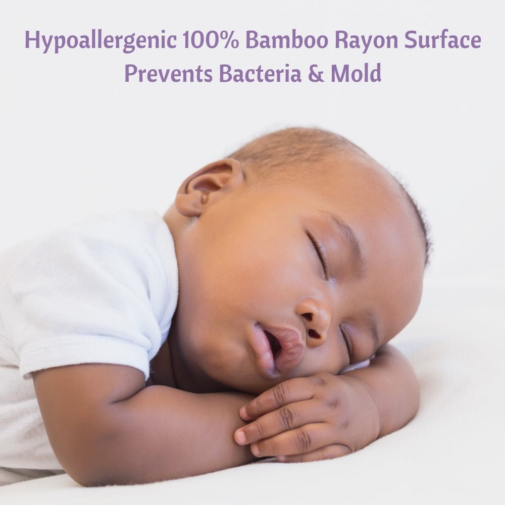 Bamboo Jacquard Cot Bed Mattress Protector 70x140cm - Vesta Baby - Little Red General Store