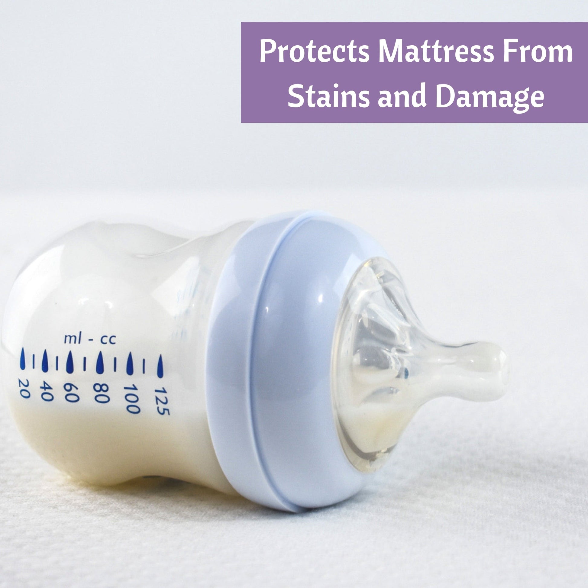 Bamboo Jacquard Cot Bed Mattress Protector 70x140cm - Vesta Baby - Little Red General Store