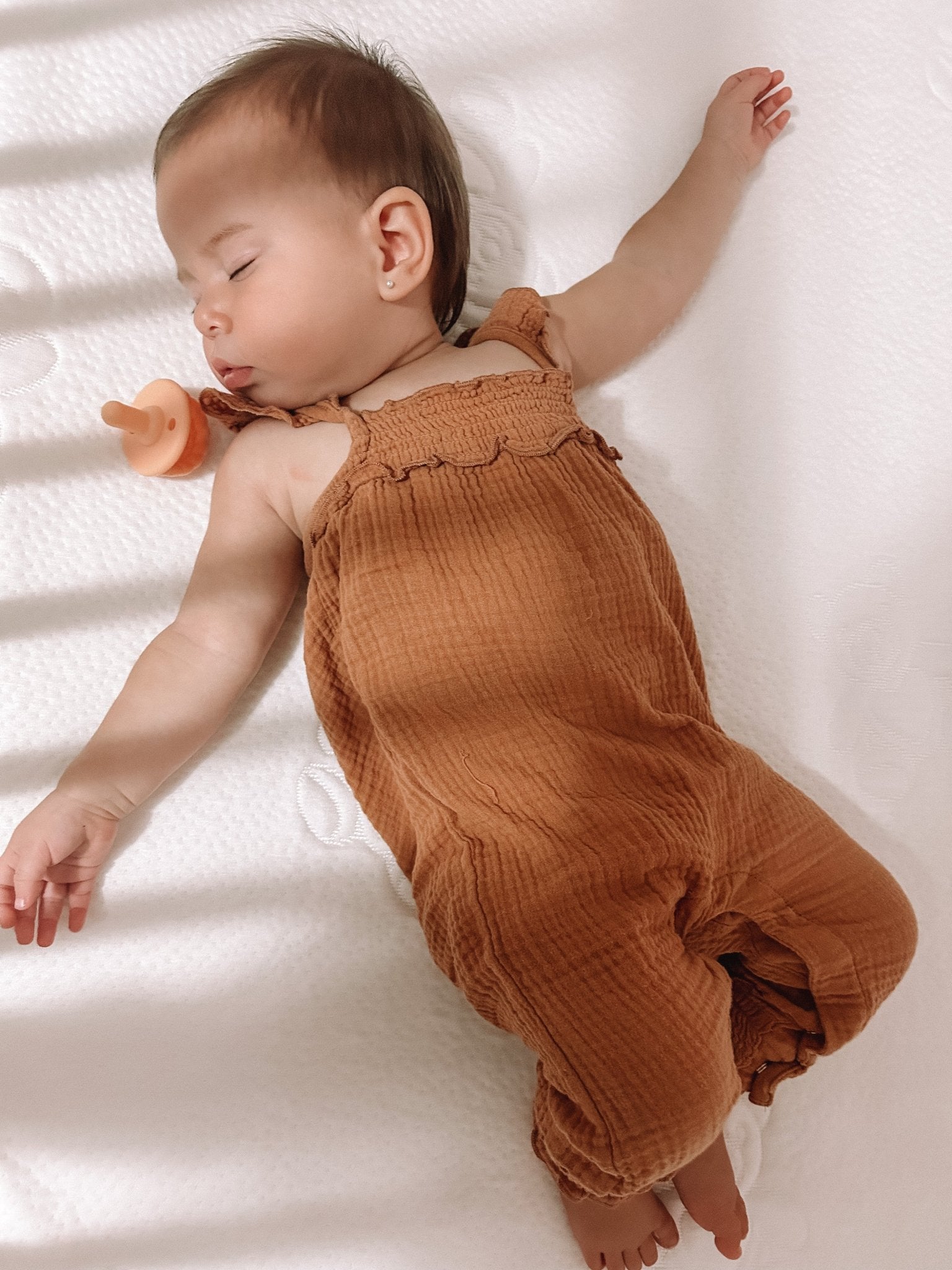 Bamboo Jacquard Cot Bed Mattress Protector 70x140cm - Vesta Baby - Little Red General Store