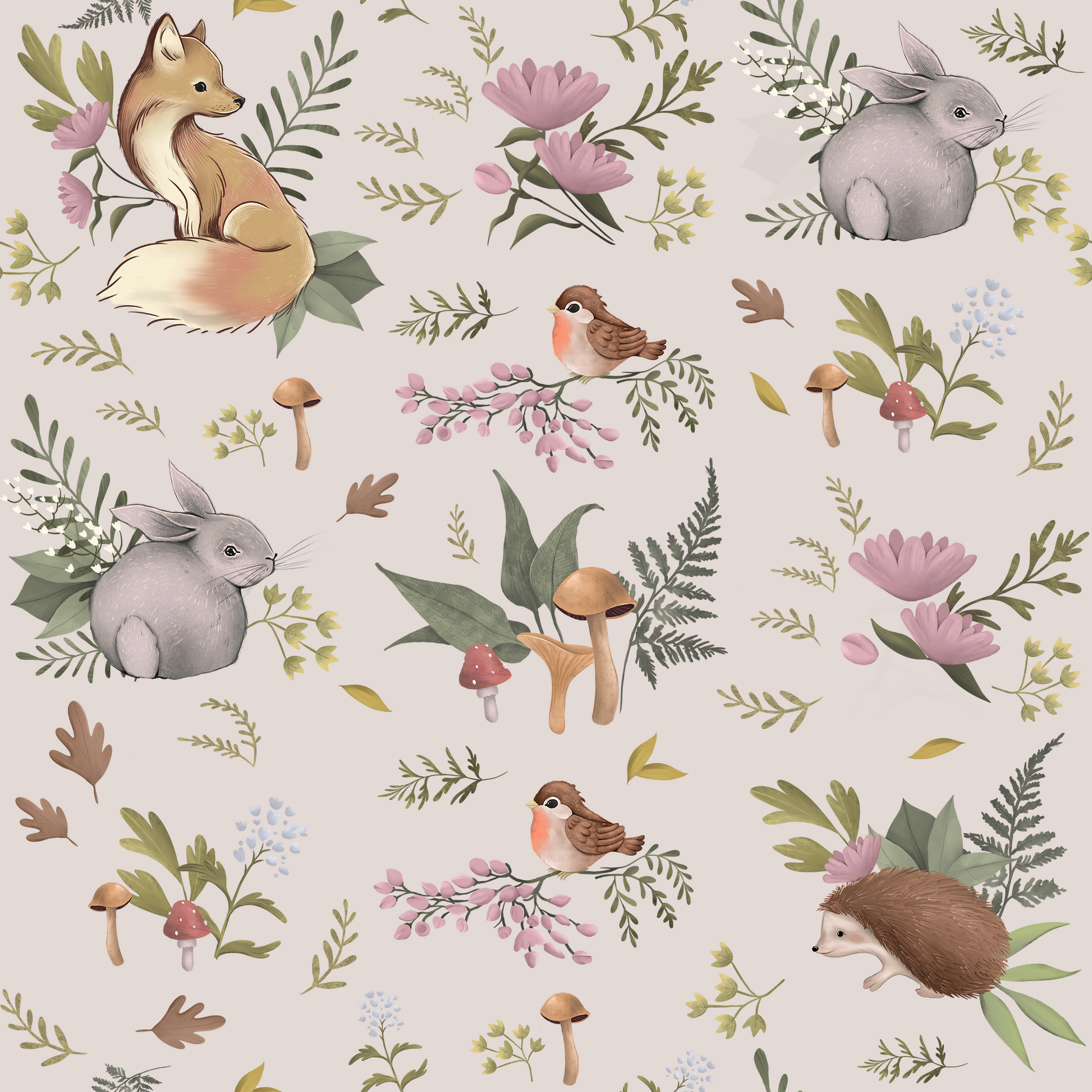 Forest Friends Wallpaper - Vesta Baby - Little Red General Store