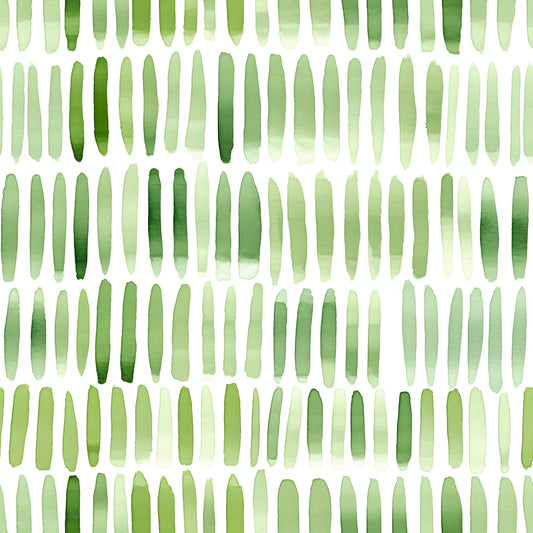 Green Watercolor Brushstroke Pattern Wallpaper - Vesta Baby - Little Red General Store