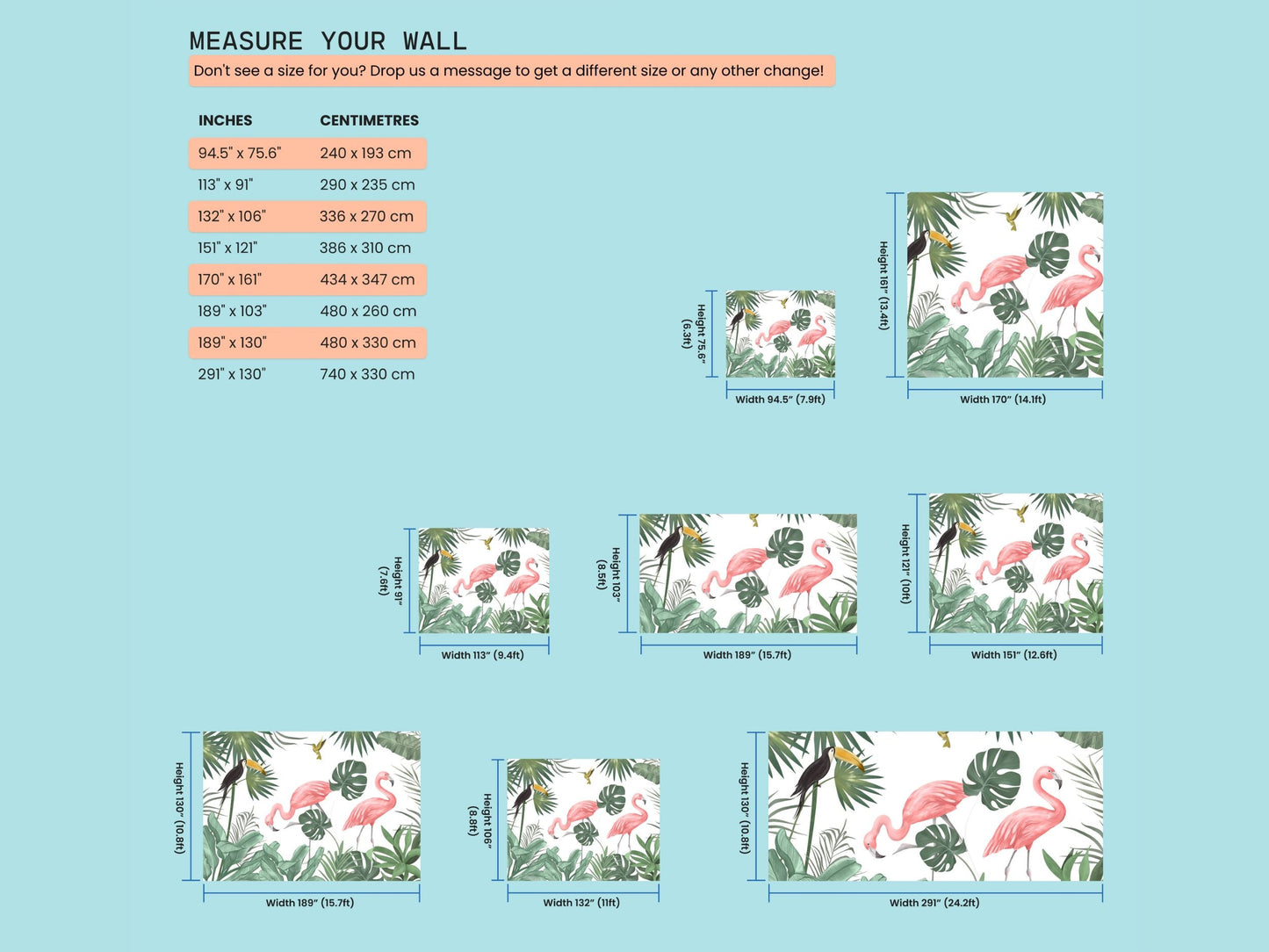 Tropical Tales Mural - Vesta Baby - Little Red General Store