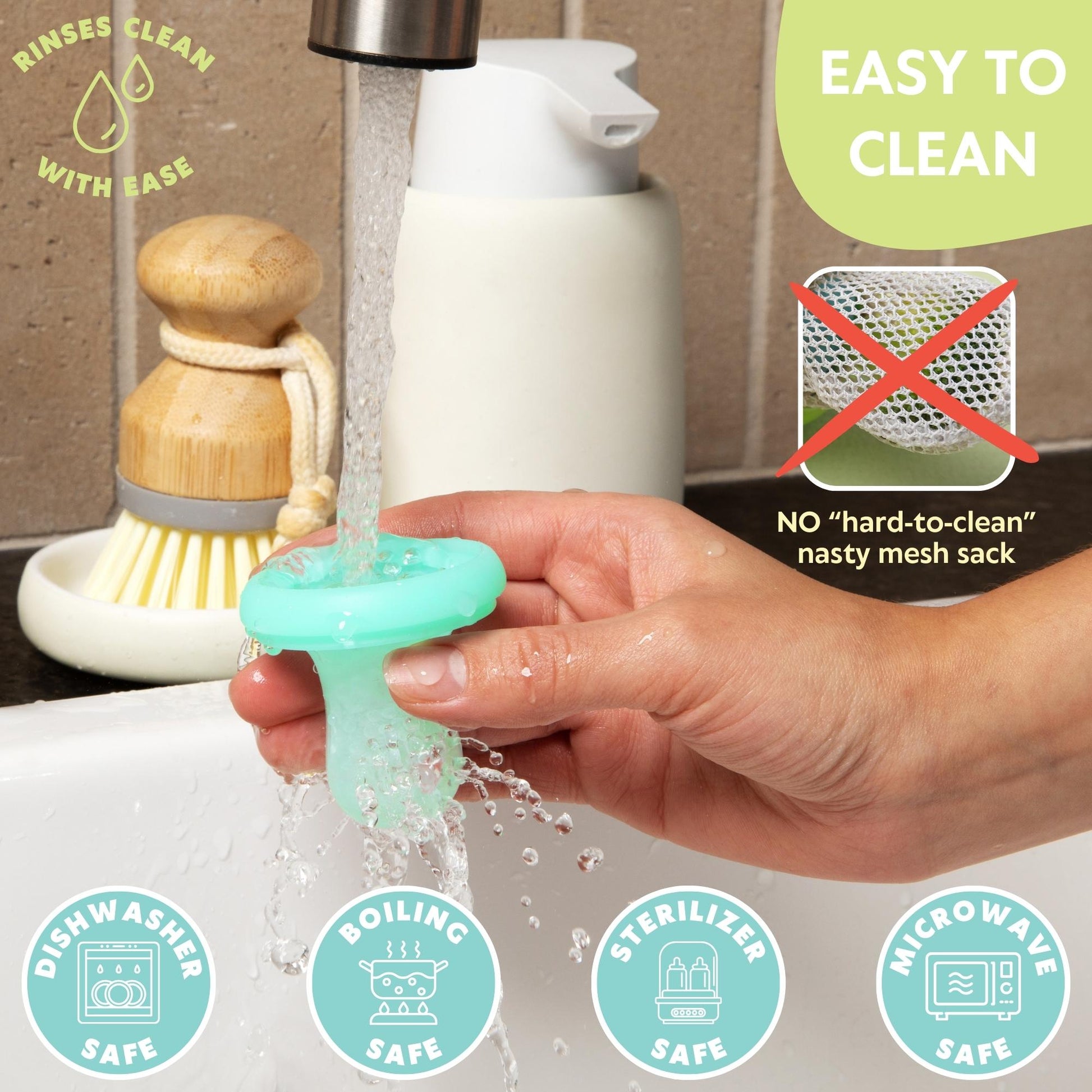 Soft Silicone Fruit Feeder Food Nibbler Teether Set - Vesta Baby - Little Red General Store