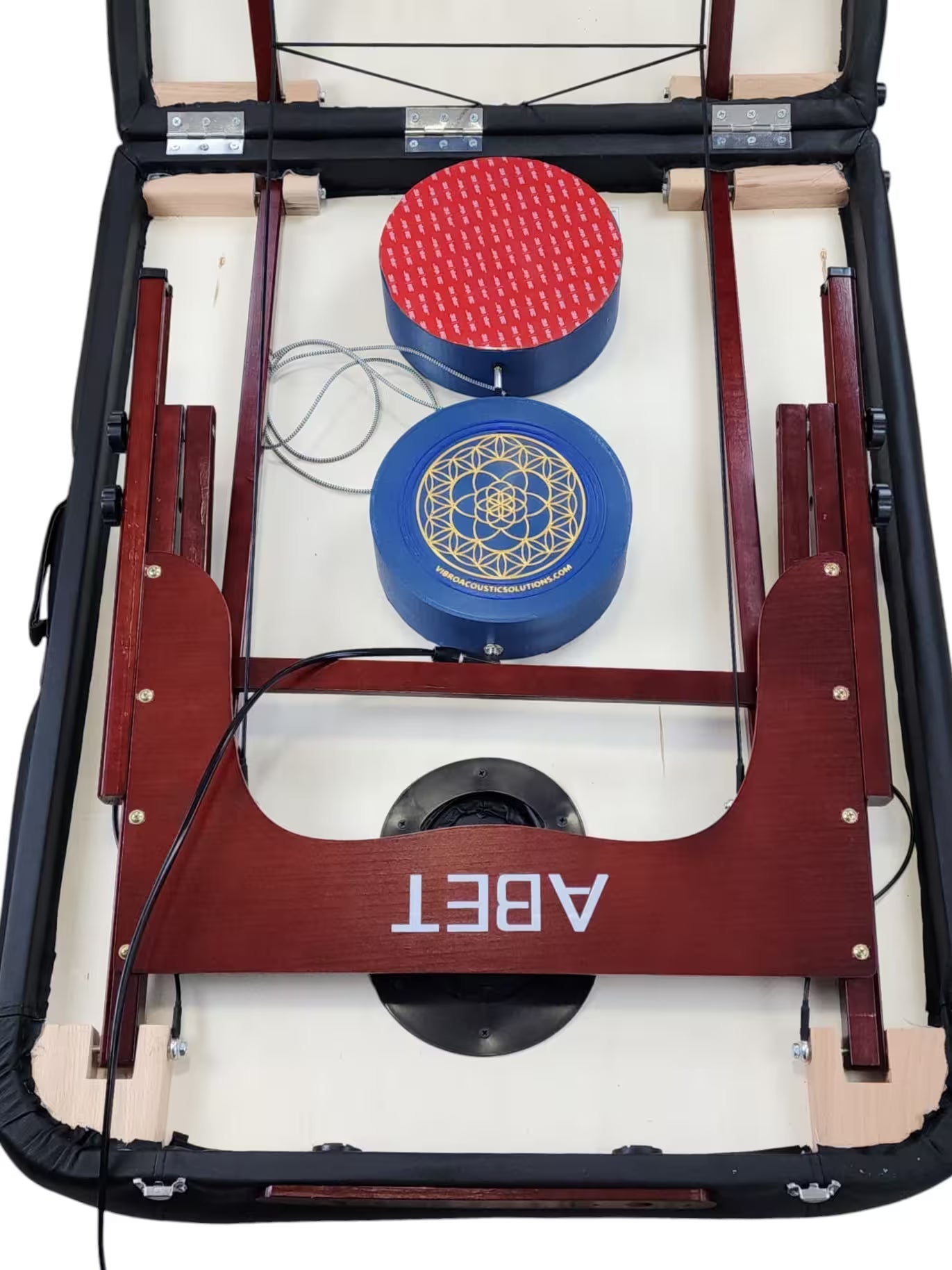 Vibroacoustic Therapy Massage Table Attachments with custom Amplifier Bundle
