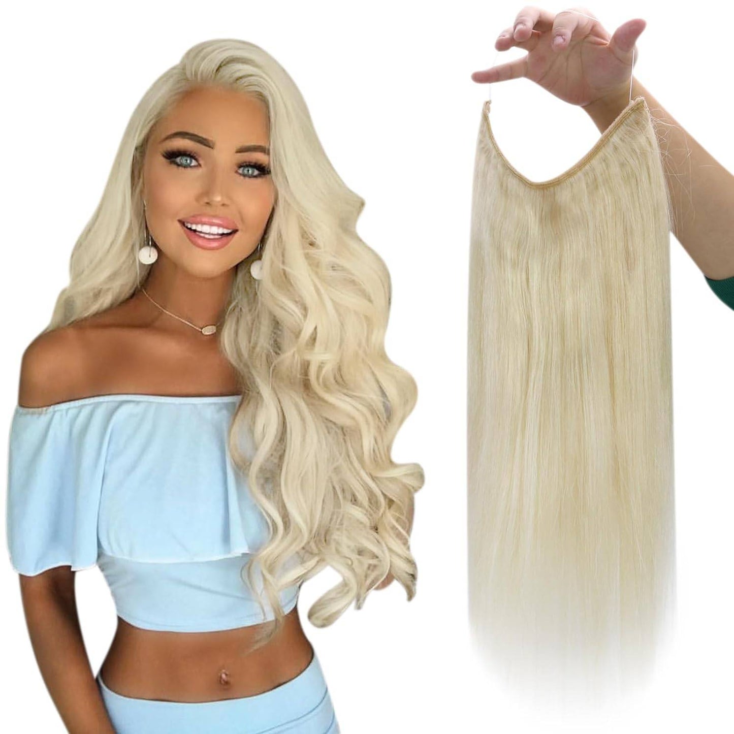 VIP BandX Halo / Silky Straight 24" with Clip