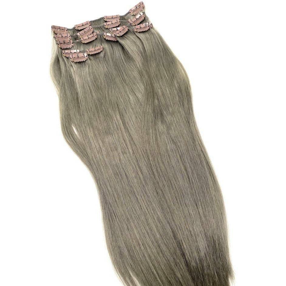 VIP Clip Extensions/ Silky Straight - 18" - ClipeX system