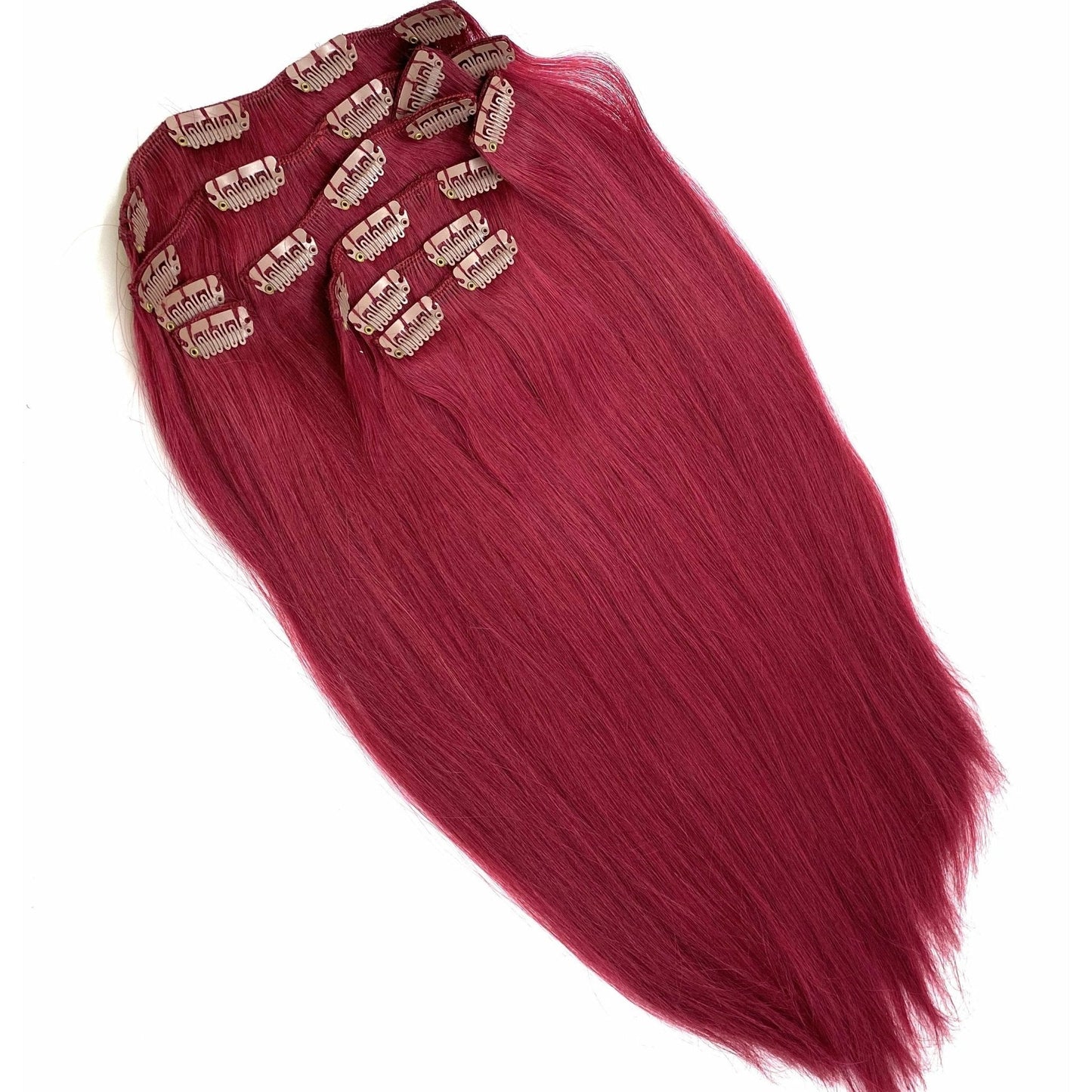 VIP Clip Extensions/ Silky Straight - 18" - ClipeX system