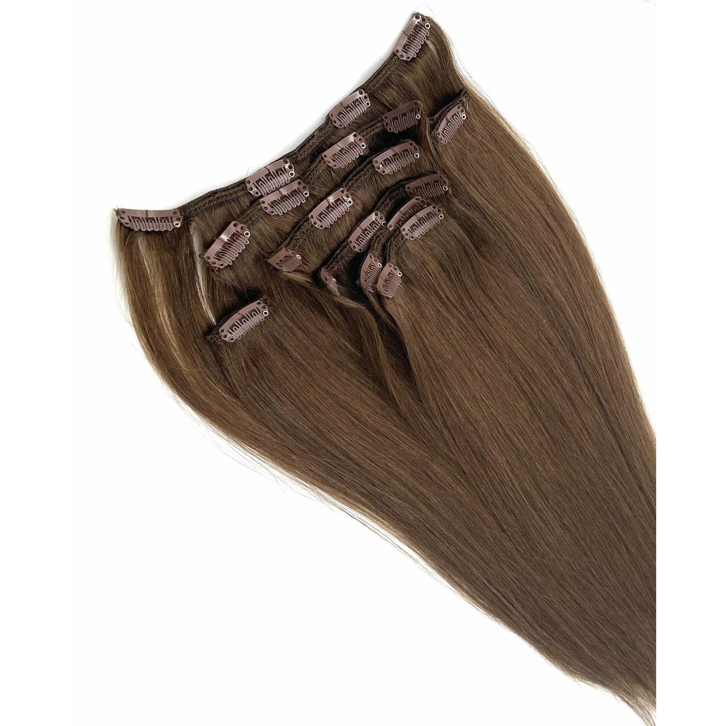 VIP Clip Extensions/ Silky Straight - 18" - ClipeX system