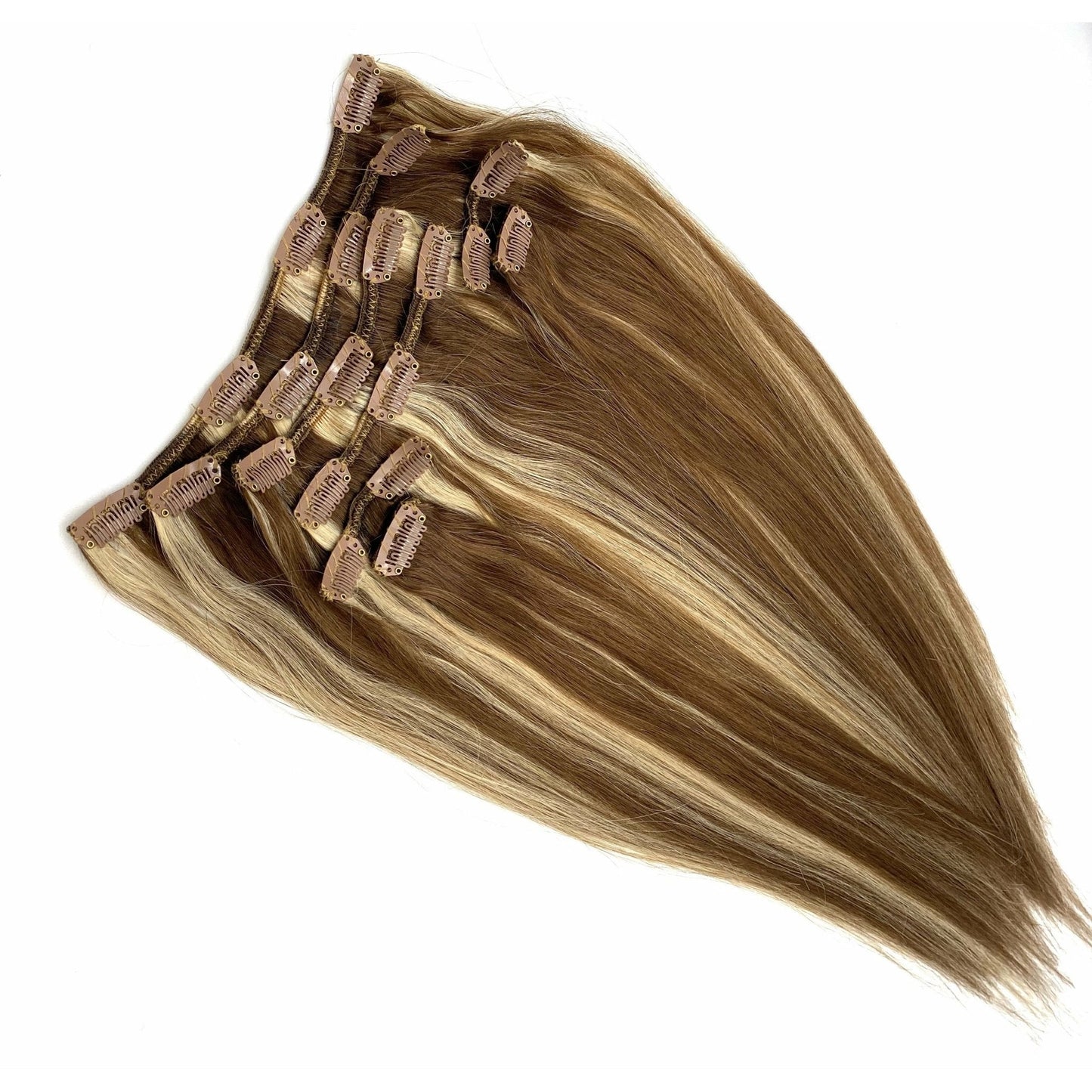 VIP Clip Extensions/ Silky Straight - 18" - ClipeX system