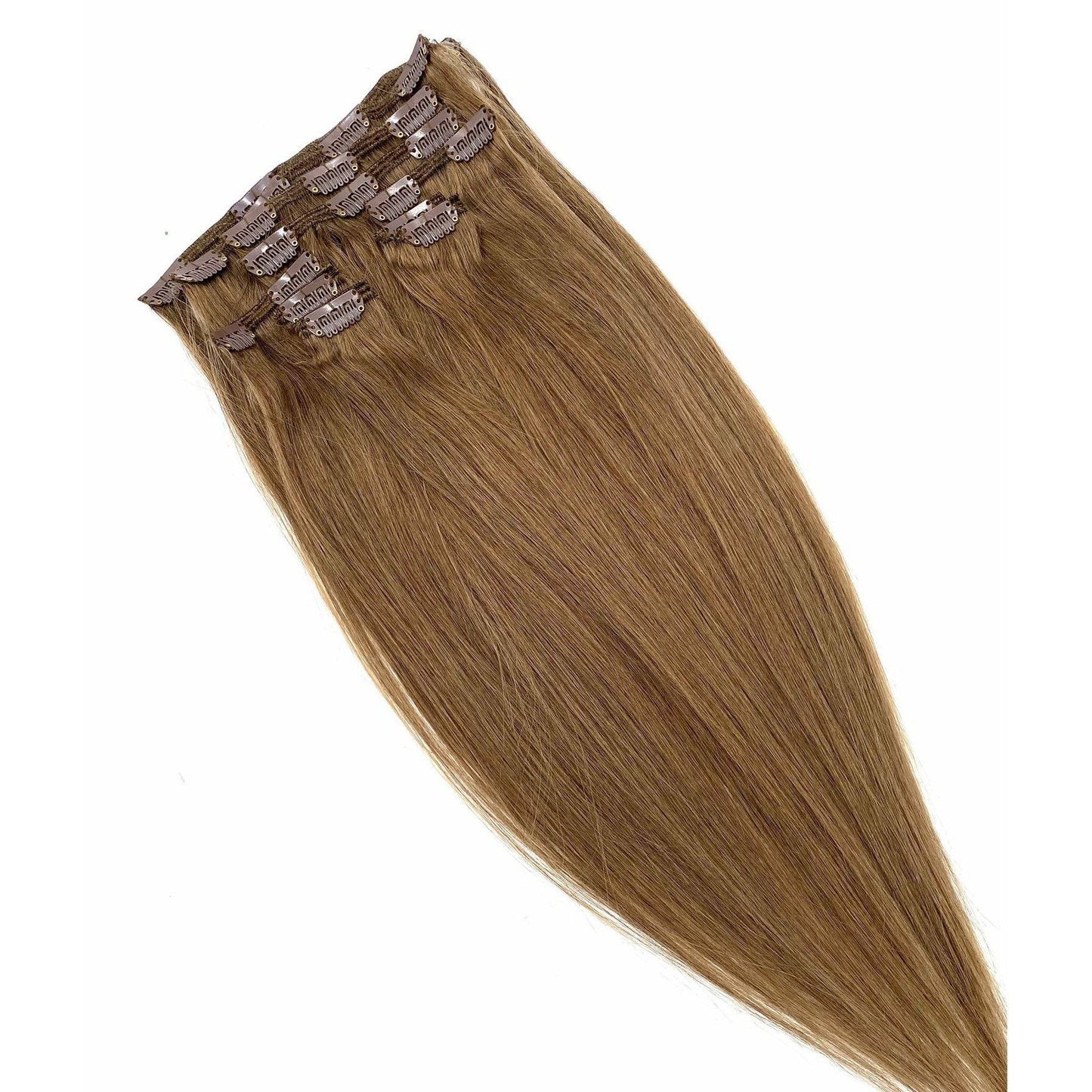 VIP Clip Extensions/ Silky Straight - 18" - ClipeX system