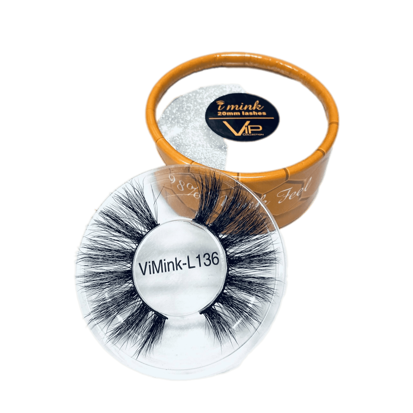 VIP iMink Long Strip Lashes - 98% Mink Feel - Animal Free
