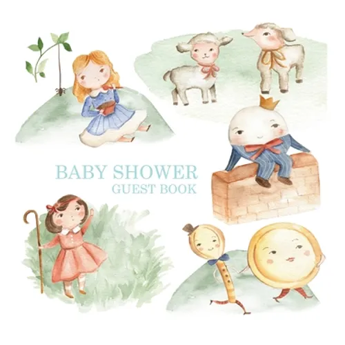 Nursery Rhyme Baby Shower Guest Book