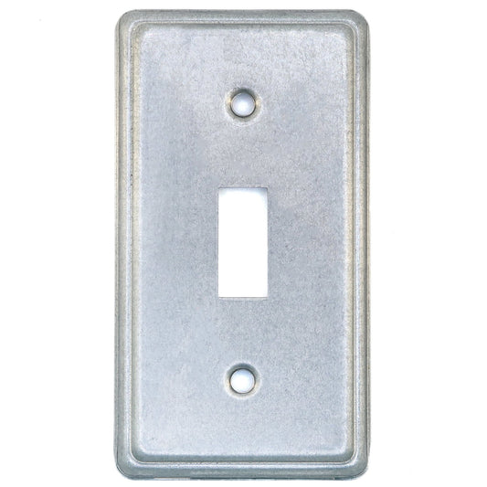 1 Gang Galvanized Steel Toggle Switch Utility cover - Wallplate.Store - Little Red General Store