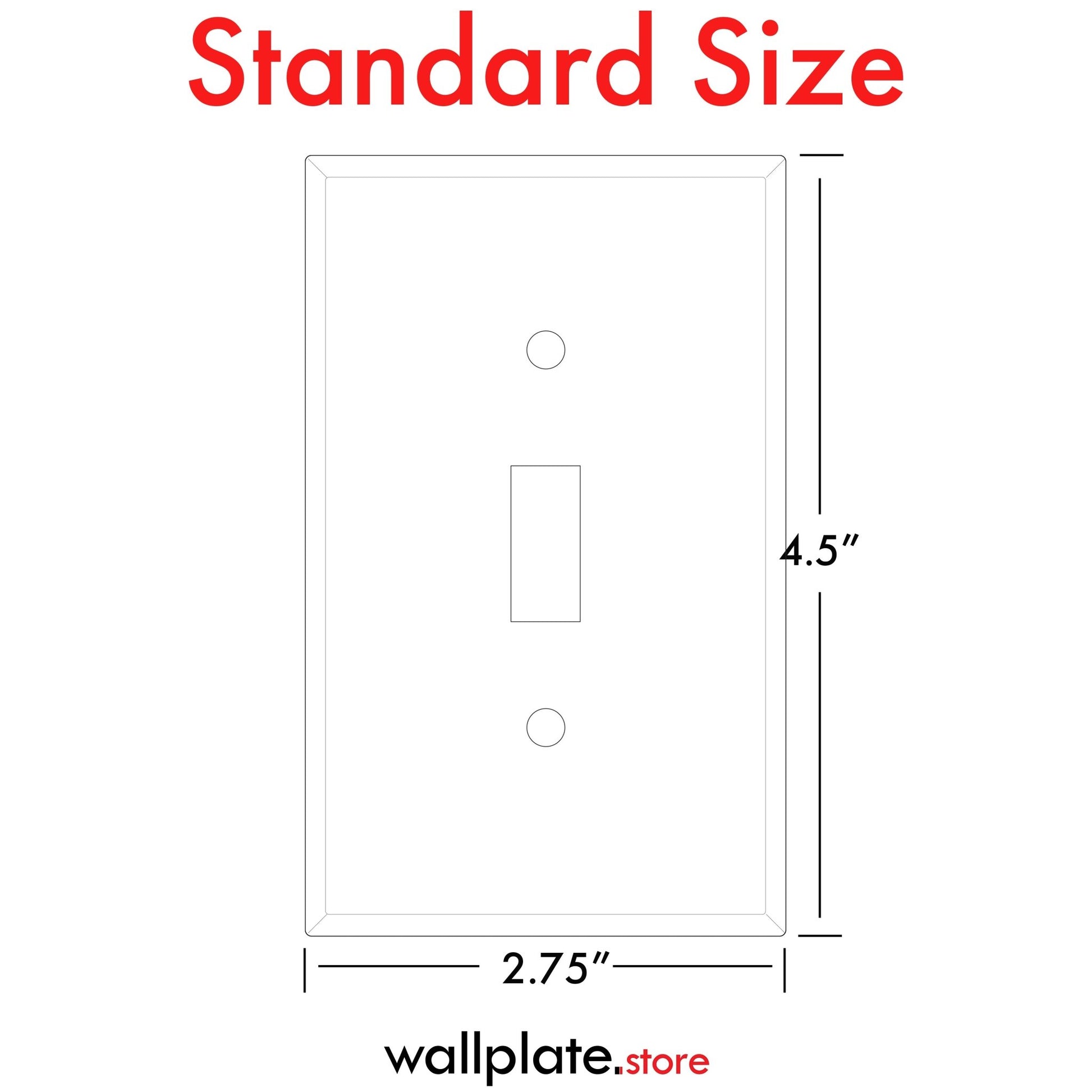 1 - Gang Satin Brass Toggle Switch Wall Plate Cover - Wallplate.Store - Little Red General Store