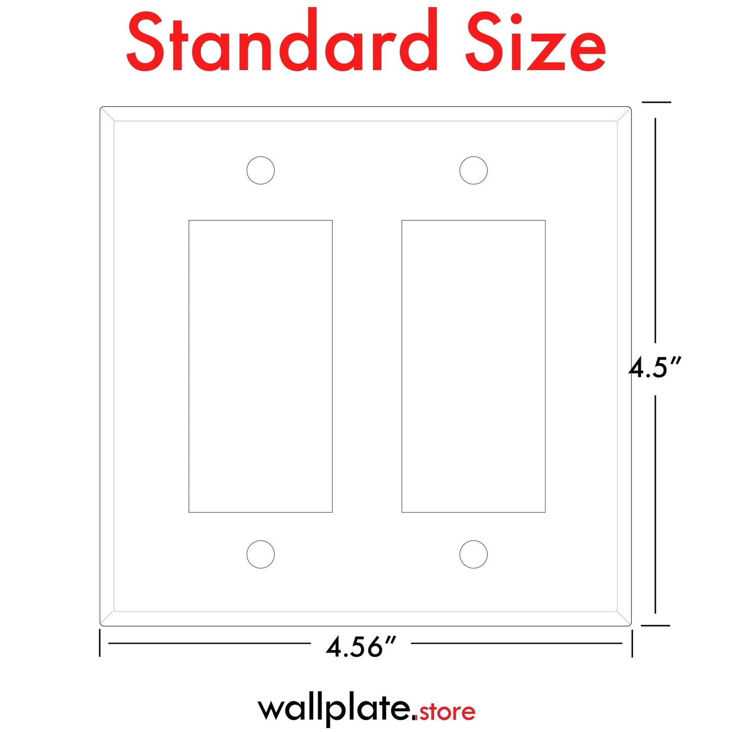 2 - Gang Satin Brass Decora Switch Plate Cover - Wallplate.Store - Little Red General Store