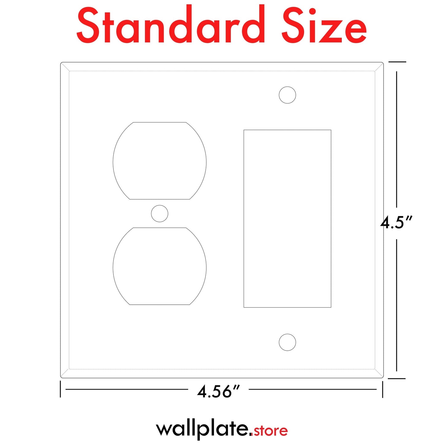 2 - Gang Satin Brass Duplex Receptacle / Decora Switch Cover - Wallplate.Store - Little Red General Store