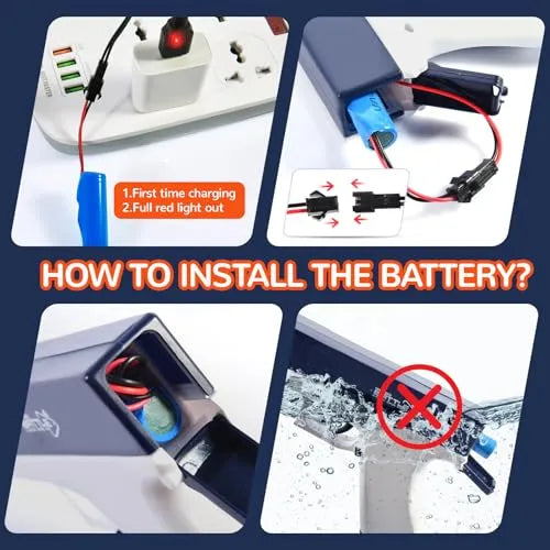 Hakol Set of 2 Rechargeable Large Capacity & Long Range Automatic Water Guns