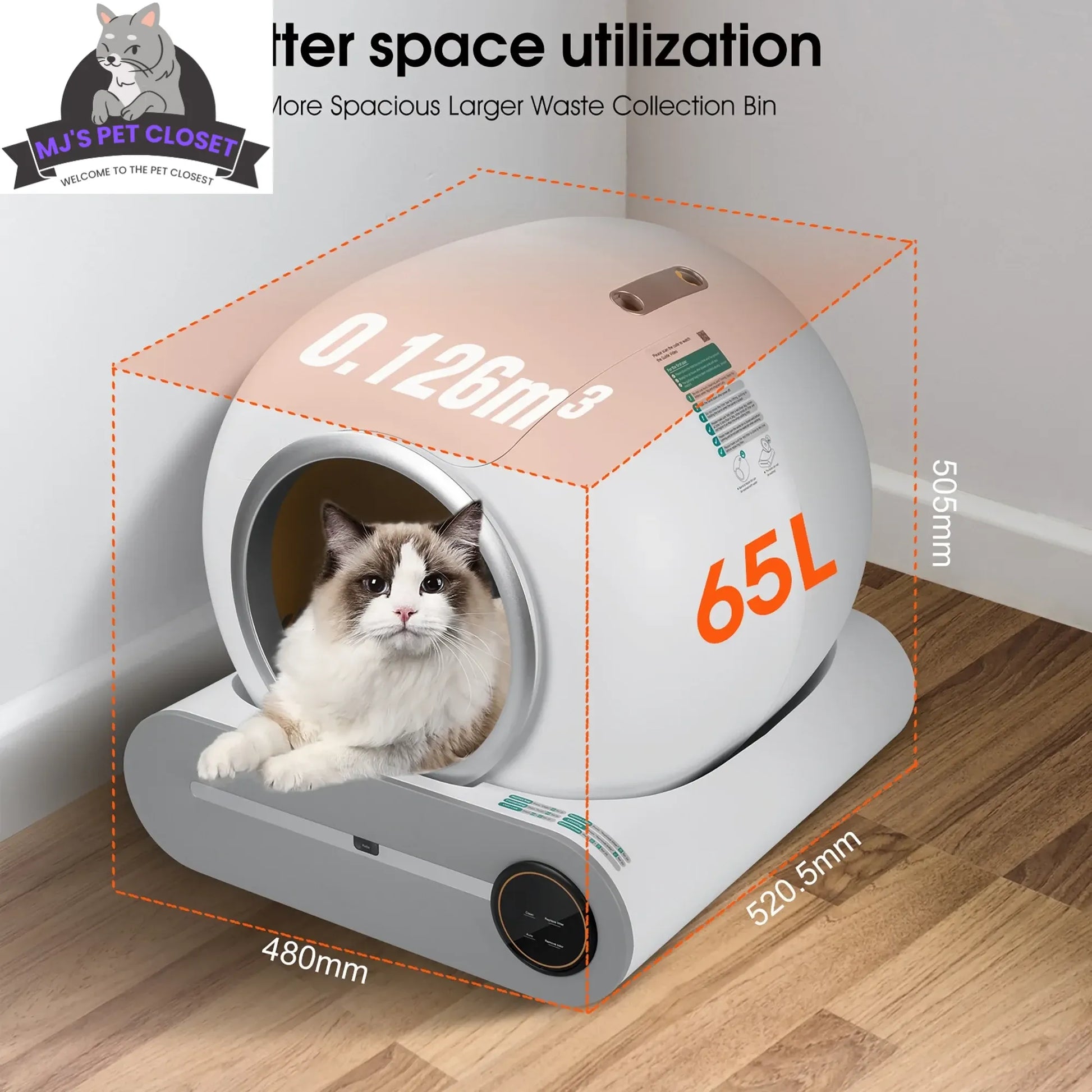 Say goodbye to messy litter! 🐾✨ Meet the Smart Self-Cleaning Litter Box with App Control and Safety Features! Perfect for busy cat parents! 😻📱