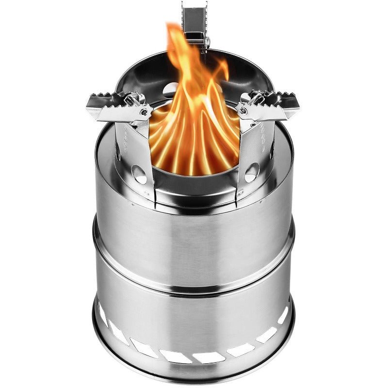 Outdoor Camping Furnace 15cm*20cm Deconstructable Wood Stoves Picnic - Wautton Outdoor Gear - Little Red General Store