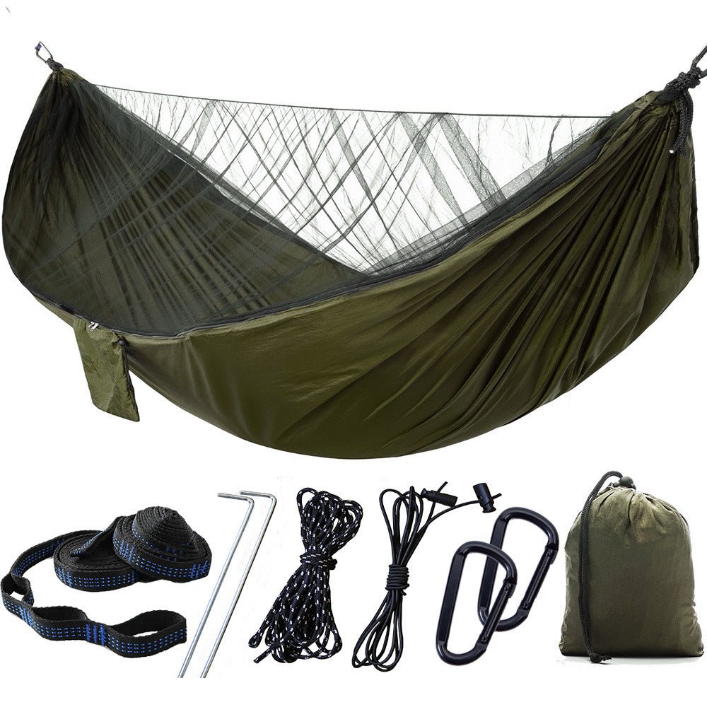 Camping Hammock Double & Single Portable Hammocks Camping Accessories for Outdoor, Indoor, Backpacking - Wautton Outdoor Gear - Little Red General Store