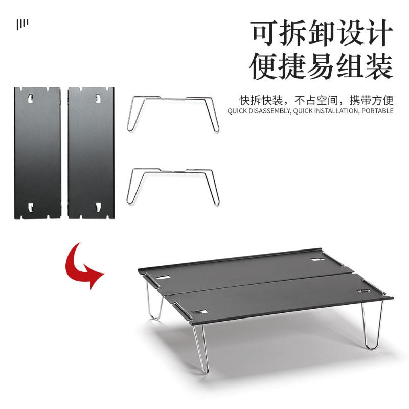 Camping Portable Foldable Table Small Coffee Tables Ultralight Outdoor Hiking Picnic Table MDF Mini Folding Table New - Wautton Outdoor Gear - Little Red General Store