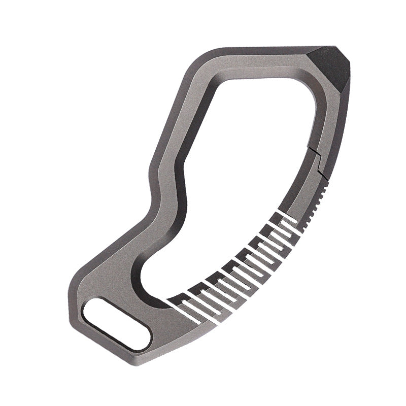 Titanium Alloy Keychain Rings Buckle for Hanging Ornament - Wautton Outdoor Gear - Little Red General Store