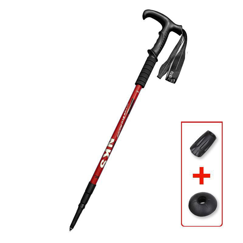 2pcs/lot walking stick Trekking poles - Wautton Outdoor Gear - Little Red General Store
