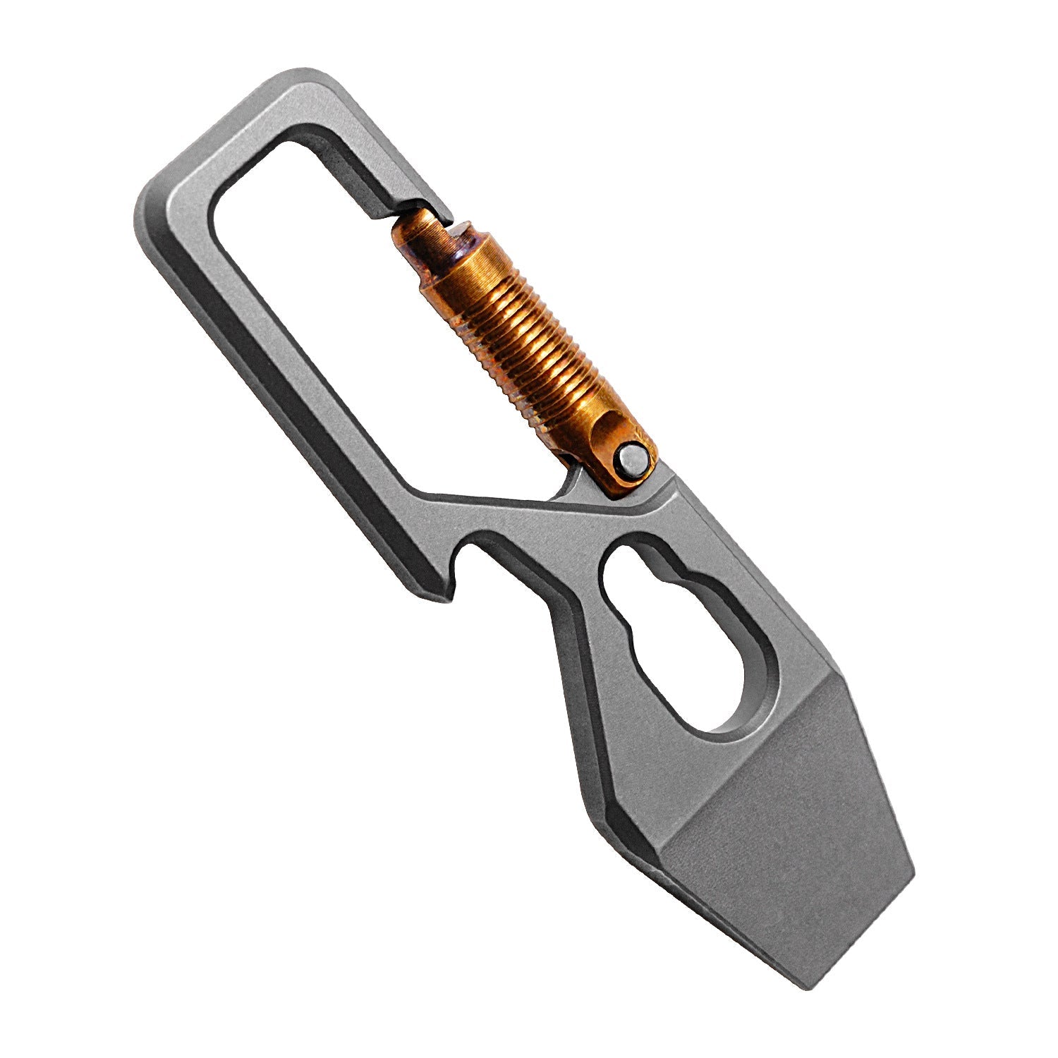 Titanium Multi - Tool Carabiner for Men - EDC Gear & Outdoor Survival Tool - Heavy - Duty Keychain Tool for Hiking, Camping, and Everyday Carry - Wautton Outdoor Gear - Little Red General Store