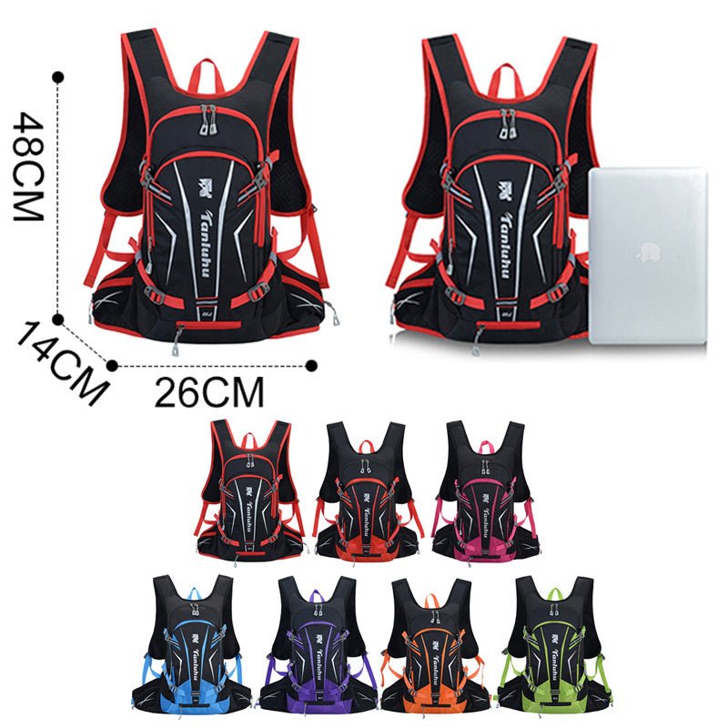 25L Sport Cycling Bag Rid Backpack For Bicycle Women Men Bike Outdoor Running Hiking Black Reflective Cycling Backpack - Wautton Outdoor Gear - Little Red General Store