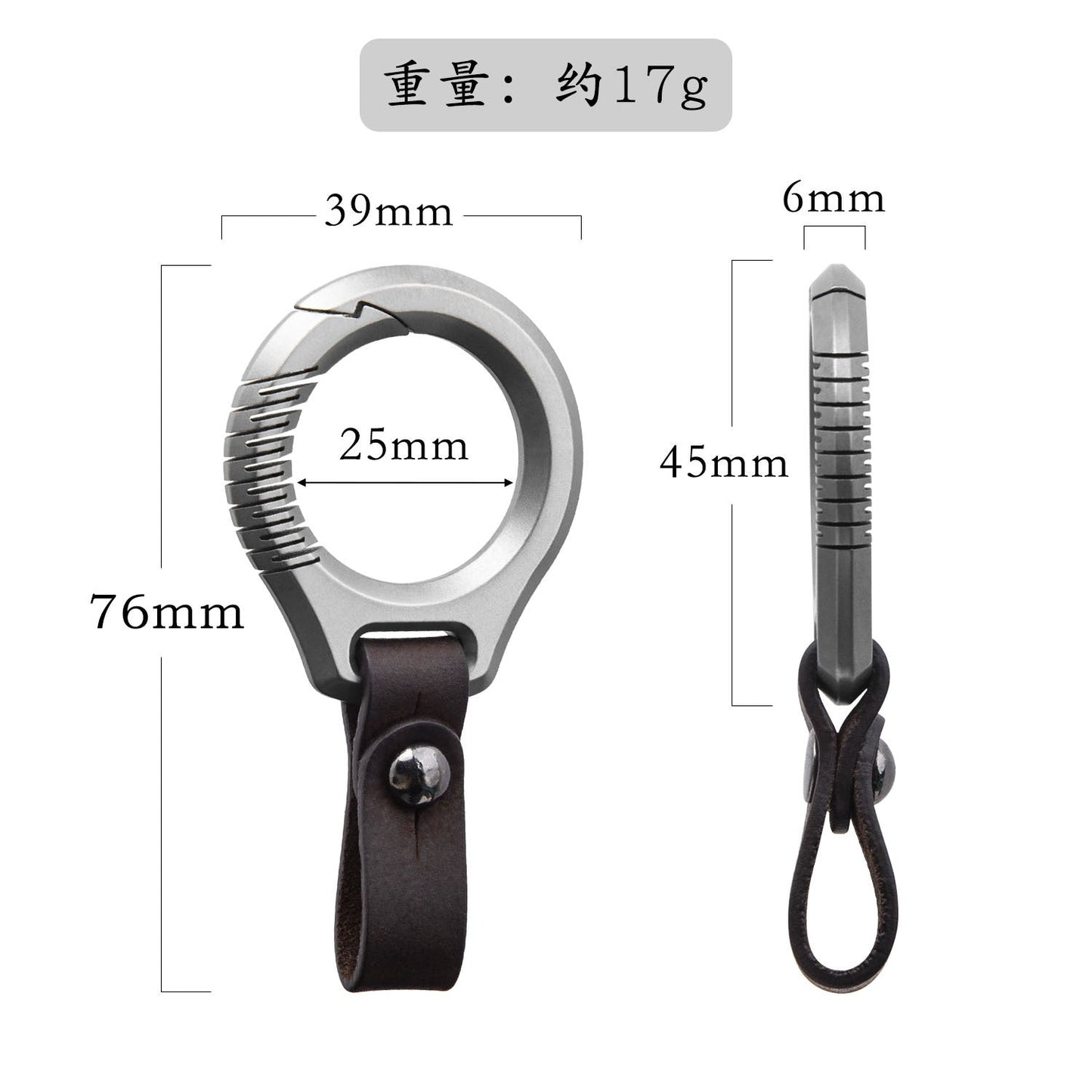 Luxury Titanium Key Chain Magnetic Spin Rotary for Car Key Ring Connector Anti - off Holder Men EDC Quickdraw Buckle Male Gadgets - Wautton Outdoor Gear - Little Red General Store