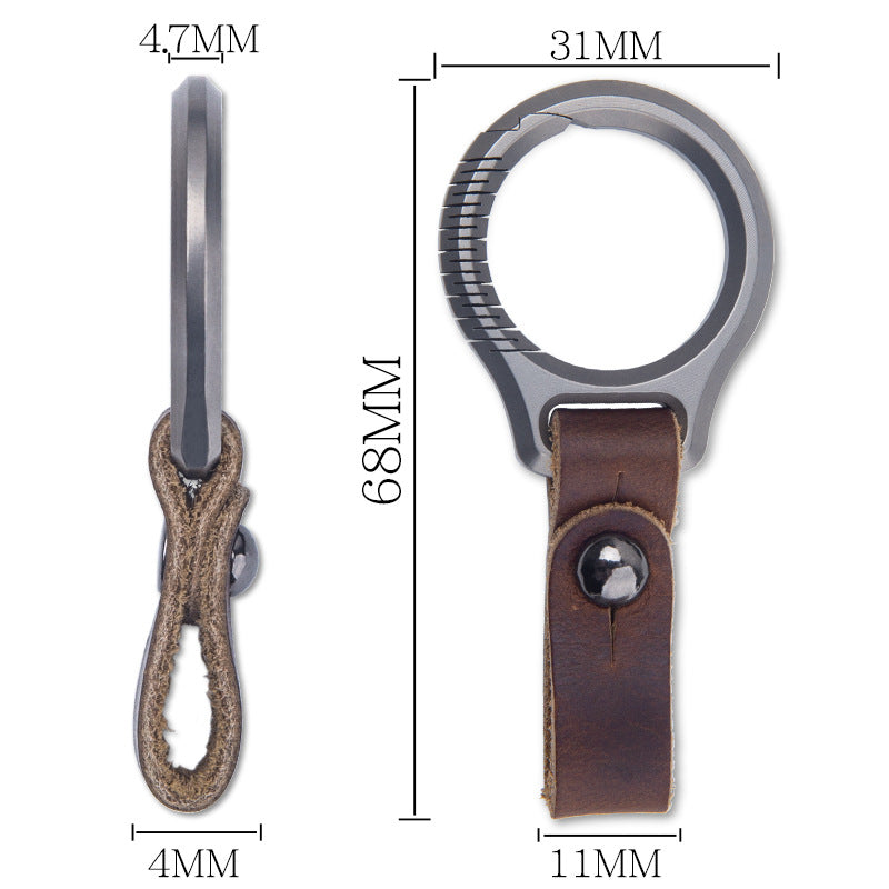 Luxury Titanium Key Chain Magnetic Spin Rotary for Car Key Ring Connector Anti - off Holder Men EDC Quickdraw Buckle Male Gadgets - Wautton Outdoor Gear - Little Red General Store