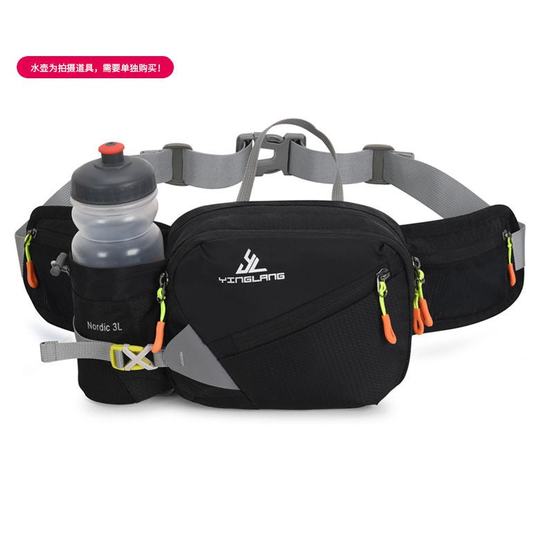 Wautton Outdoor Fanny Pack Bum Bag Big Campacity Water Resistant Nylon with Water Bottle Holder - Wautton Outdoor Gear - Little Red General Store