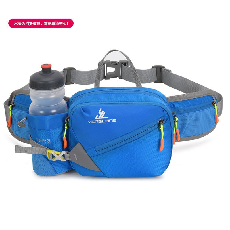 Wautton Outdoor Fanny Pack Bum Bag Big Campacity Water Resistant Nylon with Water Bottle Holder - Wautton Outdoor Gear - Little Red General Store